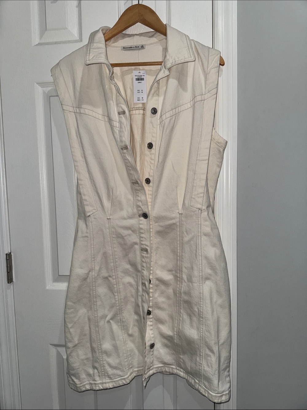 Abercrombie & Fitch Cream Women's Jacket